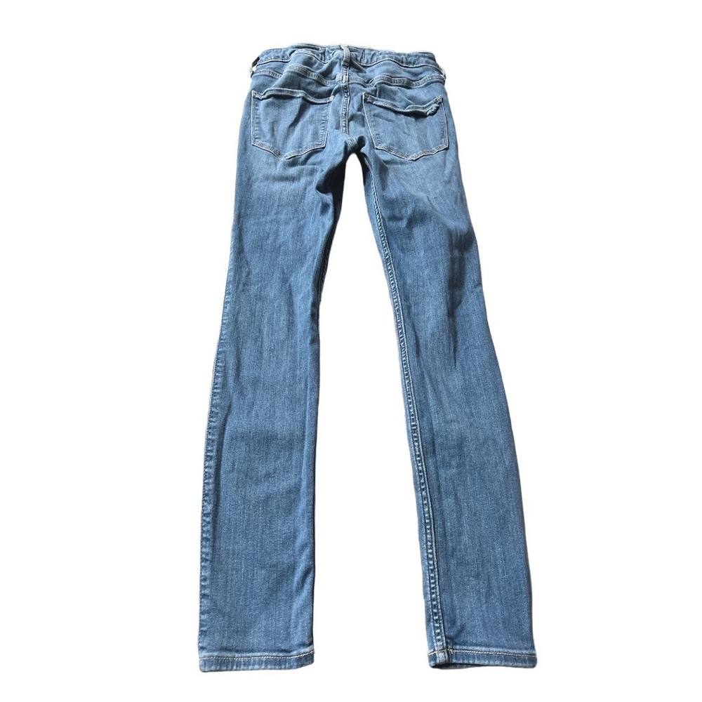 Hollister High Rise Jean Leggings Distressed Jegging Jeans Blue Size 7R, w28 - Picture 2 of 6